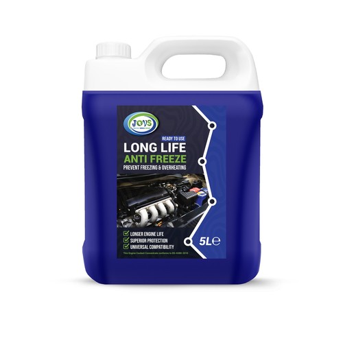 Long life blue antifreeze - life,